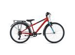 Möbelix , Rot , Metall , 25x140x60 cm , Freizeit, Fahrräder & Zubehör, City-Bikes