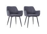 Mid.you , Schwarz, Dunkelgrau , Holz, Metall, Textil , Pappel , Sperrholz , 57x79x58 cm , Bsci ,