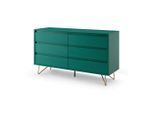 Livetastic , Grün , Holzwerkstoff , 6 Schublade(n) Schubladen , 120x70x40 cm , stehend , Kleinmöbel, Kommoden, Kommoden