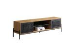 Livetastic , Naturfarben, Schwarz , Kunststoff, Holzwerkstoff , 161x47x40 cm , stehend ,