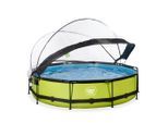 Exit Toys , Grau , Kunststoff , 76 cm , TÜV-geprüft, CE , Pools & Wasserspaß, Pools, Aufstellpools, Frame-Pools