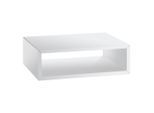 Hasena , Weiß , Holz , Buche , massiv , 50x16x41 cm , hängend , Schlafzimmer, Nachtkästchen