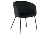 Livetastic , Schwarz , Metall, Textil , 55x78x55 cm ,