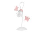 Möbelix , Weiß, Pink , Metall , 37 cm , Beleuchtung, Innenleuchten, Tischlampen, Kinderzimmer Tischleuchten