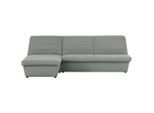 Looks by W.Joop , Mintgrün , Textil , Uni , Ottomane links, L-Form , 274x168 cm , Made in EU, FSC MIX , Stoffauswahl, Rücken echt , Wohnzimmer, Sofas & Couches, Wohnlandschaften, Ecksofas