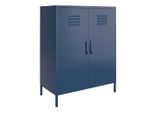 Mid.you , Blau , Metall , Uni , 2 Fächer , 79x100x39 cm , stehend ,