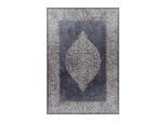 Möbelix , Schwarz , Textil , Ornament , rechteckig , 80x250 cm , Oeko-Tex® Standard 100 , für Fußbodenheizung geeignet, schmutzabweisend, für Hausstauballergiker geeignet, lichtunempfindlich, antistatisch, waschbar, pflegeleicht, strapazierfähig, leicht zusammenrollbar , Teppiche & Böden, Teppichläufer & Vorleger