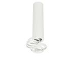 Möbelix , Weiß , Metall , rund , 6x20x6 cm , RoHS, Europäischer Sicherheitsstandard , LED-Leuchtmittel austauschbar , Beleuchtung, Innenleuchten, Deckenleuchten, Deckenleuchten rund