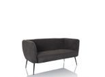 Mid.you , Grau , Textil , 140x71x73 cm , Wohnzimmer, Sofas & Couches, Sofas, 2er Sofas