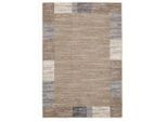 Möbelix , Braun, Beige , Textil , Bordüre , rechteckig , 200x290 cm , in verschiedenen Größen erhältlich , Teppiche & Böden, Teppiche, Webteppiche