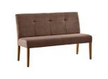 Cantus , Braun, Eichefarben , Holz, Textil , Eiche , massiv , 140x92x66 cm , FSC , Esszimmer, Bänke, Polsterbänke