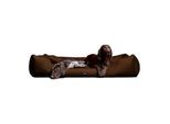 Tierlando MORITZ KOMFORT Hundebett Hundesofa M - XXXL 90 110 130 160 185 cm braun 1,3 m, 25 cm, 1 m