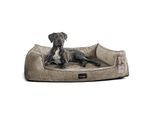 Tierlando ® Orthopädisches Hundebett FRANKLIN Kuscheliger Teddy-Stoff - Hundesofa