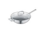 Berndes WOK Tricion Resist b.nature, poliert, Metall, 5.7 L, rund, backofengeeignet, PTFE-frei, Kochen, Pfannen, Woks
