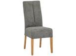 Boxxx Stuhl, Anthrazit, Eiche, Holz, Textil, Eiche, eckig, 47x104x62 cm, Stoffauswahl, Esszimmer, Stühle, Esszimmerstühle, Vierfußstühle