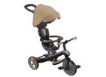 Globber Dreirad Explorer Trike 4in1, Sand, Kunststoff, 47x97.5x95 cm, EN 71, höhenverstellbare Schubstange, Outdoor Spielzeug, Kinderfahrzeuge, Dreiräder