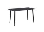 P & B Esstisch, Schwarz, Metall, Keramik, Marmoroptik, Rundrohr, 80x76x140 cm, Esszimmer, Tische, Esstische, Esstische Keramik