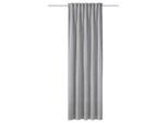 Möbelix , Grau Hochglanz , Textil , Uni , 135x300 cm , Oeko-Tex® Standard 100 , für Stange und Schiene geeignet, mit Kombiband , Heimtextilien, Vorhänge, Fertigvorhänge
