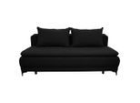 Livetastic , Anthrazit , Textil , Füllung: Schaumstoff , 202x98x78 cm , Made in EU , Liegefunktion , Wohnzimmer, Sofas & Couches, Schlafsofas, Schlafsofas