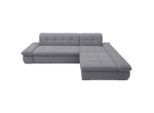 Mid.you , Dunkelgrau , Textil , Uni , L-Form , 300x172 cm , Made in EU, FSC MIX , Rücken echt , Wohnzimmer, Sofas & Couches, Wohnlandschaften, Ecksofas