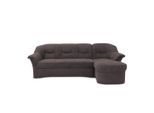 Mid.you , Greige , Textil , Uni , L-Form , 232x146 cm , Made in EU, FSC MIX , Schlafen auf Sitzhöhe, Rücken echt, Armteil links, Armteil rechts , Wohnzimmer, Sofas & Couches, Schlafsofas, Ecksofas mit Schlaffunktion