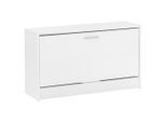 Mid.you , Weiß , Holzwerkstoff , 80x47x24 cm , Garderobe, Schuhaufbewahrung, Schuhkipper