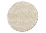 Möbelix , Beige , Textil , Uni , rund , in verschiedenen Größen erhältlich , Teppiche & Böden, Teppiche, Hochflorteppiche, Hochflorteppiche rund