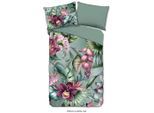 Möbelix , Mehrfarbig , Textil , Blume , 140x200 cm , atmungsaktiv , Heimtextilien, Schlaftextilien, Bettwäsche, Satin Bettwäsche