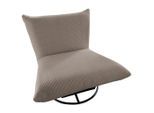 Livetastic , Graubraun , Textil , 100x78x96 cm ,