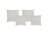 Livetastic , Beige , Textil , Füllung: Silikon, Schaumstoffflocken,Silikon, Schaumstoffflocken , 42x53 cm , Made in EU , Heimtextilien, Wohntextilien, Kissen, Zierkissen