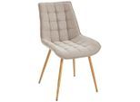 Livetastic , Taupe, Eichefarben , Metall, Textil , Füllung: Schaumstoff , 51x88x62 cm ,