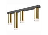 Möbelix , Goldfarben , Metall , 6x32x60 cm , Made in Europe, Europäischer Sicherheitsstandard , Beleuchtung, Innenleuchten, Deckenleuchten