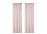 Möbelix , Rosa , Textil , Uni , 140x160 cm , für Stange und Schiene geeignet, mit Kombiband , Heimtextilien, Vorhänge, Fertigvorhänge
