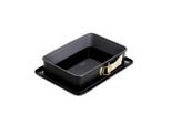 Dr.Oetker , Grau, Schwarz , Metall , rechteckig , 18x7x28 cm , antihaftbeschichtet , Kochen & Essen, Backen, Backformen, Springformen