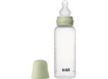 BIBS Anti-Colic Baby Bottle Silicone oorbellen met siliconen speen Sage 270 ml