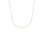 Collierkettchen AMOR, gelbgoldfarben, Halsketten, Herren, Gelbgold 375, L: 38 B: 1mm, Made in Germany, B:1mm