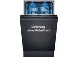 SIEMENS vollintegrierbarer Geschirrspüler "SR65EX09ME", Energieeffizienz: B (A-G), schwarz (weiß), B:44,8cm H:81,5cm T:55cm, Geschirrspüler