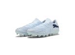 Fußballschuh PUMA "FUTURE 9 MATCH FUSION FG/AG Fußballschuhe Erwachsene", Damen, Gr. 44,5, icy blau jewel, Obermaterial: Synthetik, Textil. Futter: Synthetik, Textil. Innensohle: Textil. Laufsohle: Synthetik, Schuhe Fußballschuh