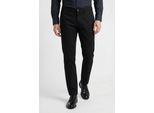 Chinohose OLYMP "ARONA", Herren, Gr. 33, Länge 30, schwarz, Web, Obermaterial: 67% Baumwolle, 24% Lyocell, 7% Polyester, 2% Elasthan, unifarben, slim fit lang, Hosen Chinohose, slim fit