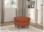 Stauraumhocker SIT & MORE "Visby", orange (terra), B:58cm H:48cm, Hocker, Stauraumhocker, Stauraum, auch erhältlich mit Wasser zu reinigendem "Soft clean" Bezug