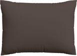 Kissenbezug SCHLAFGUT "Premium Kissenbezug Knitted Jersey (1 St)", beige (sand deep), B:60cm L:80cm, Jersey, Obermaterial: 95% Baumwolle, 5% Elasthan, Kissenbezüge, Kissenbezug, Ton-in-Ton Reißverschluss, Bio-Baumwolle mit Elasthan, Uni, OEKO Tex