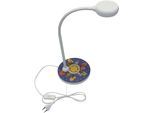 NIERMANN Tischleuchte "Waldtiere, Kinderlampe, Kinderzimmer", bunt (mehrfarbig), 1, H: 43cm, 1 Stk., Leuchten, Flexiebler Holzsockel, Tischleuchte