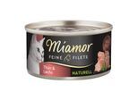 Miamor Feine Filets Naturelle Thunfisch und Lachs 96x80 g