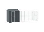 VidaXL Vogelvoliere 2,1 m, 6,19 m, 2,47 m