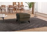 Polsterhocker SIT & MORE "Astoria", grün (olive), B:63cm H:48cm T:74cm, 100% Polyester, Hocker, Polsterhocker, Passend zur "Astoria"-Serie