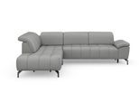 Ecksofa SIT & MORE "Cool L-Form", grau, B:272cm H:79cm T:220cm, Sofas, Ecksofa, wahlweise mit Kopfteilverstellung und Vorziehsitz motorisch