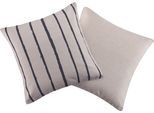 Dekokissen "Zayla", beige, B:50cm L:50cm, Polyester, LEGER HOME BY LENA GERCKE, Dekokissen_Sitzkissen_Kissenhüllen, Edler Leinenlook, Kissenhülle,ohne Füllung, 50x50cm, 2 Stück im Paket