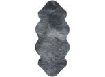Fellteppich HEITMANN FELLE "Lammfell KK 1,5 - Premium Qualität" Gr. 41, grau, B:68cm H:70mm L:140cm, Lammfell, Teppiche, Fellteppich, echtes Austral. Lammfell, besonders weich, auch ideal als Bettvorleger