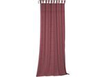 Vorhang WIRTH "Wiessee", rosa (altrosa), B:150cm H:275cm, Baumwolle, Leinen, Modal, Gardinen, Vorhang, nach Maß