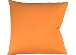 Kissenbezüge FLEURESSE "Colours", orange, B:80cm L:80cm, Interlock-Jersey, Obermaterial: 100% Baumwolle, Kissenbezüge, edler, bügelfreier Interlock-Jersey aus 100% Baumwolle